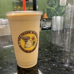 Pumpkin smoothie with flax seeds instead of Graham cracker