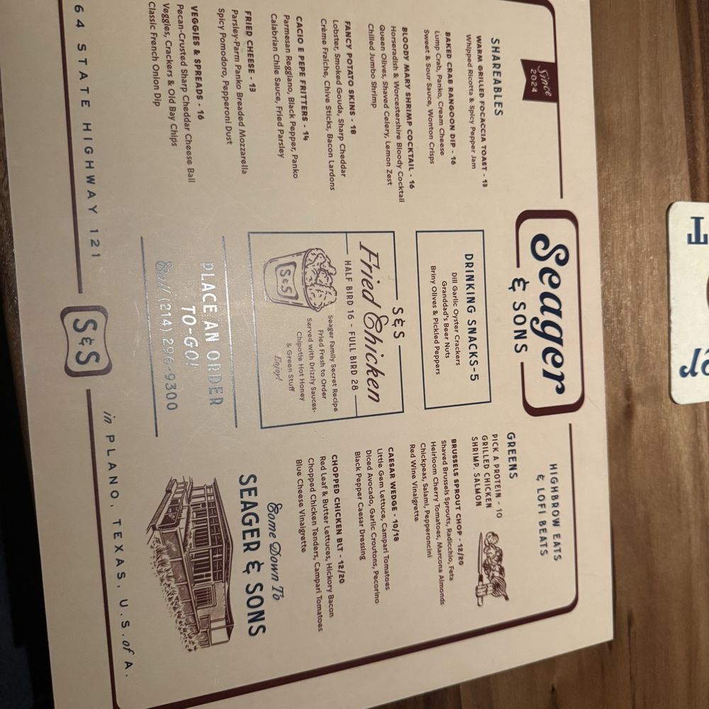 Seager & Sons - Pizza Near Me - Plano, Texas Seager & Sons - Pizza Near Me - Plano, Texas