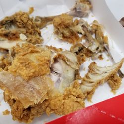 KFC - Dry、old 、salty chicken