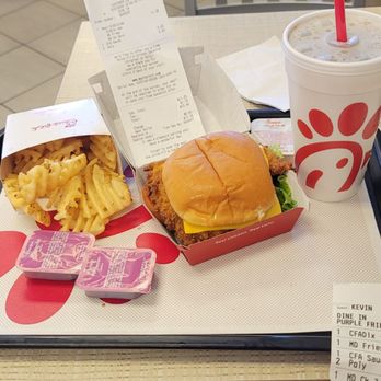 Chick-fil-A - September 2nd 2024  Not bad fresh very tasty the orders up there to deluxe chicken sandwich combo - Fast Food Near Me - Orland Park, Illinois