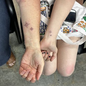 Why Not Ink Tattoo - Matching mother/daughter tattoos before my girl heads off to college. - Tattoo Near Me - Mission Hills, California Why Not Ink Tattoo - Matching mother/daughter tattoos before my girl heads off to college. - Tattoo Near Me - Mission Hills, California