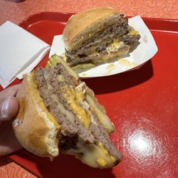 Half Pound Double Cheeseburger + 2x qp patties.