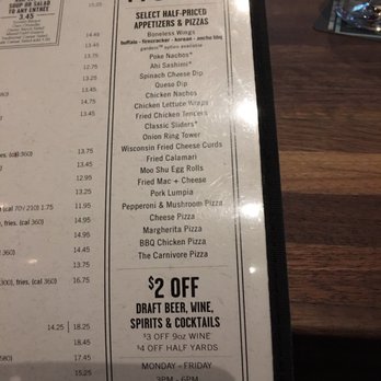 Yard House - Happy Hour menu - New American Near Me - Irvine, California Yard House - Happy Hour menu - New American Near Me - Irvine, California