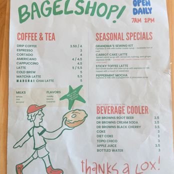 Bagelshop - Donelson - Menu - Coffee & Tea Near Me - Nashville, Tennessee