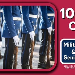 The Sewer Brothers Plumbing and Rooter - Military personnel and seniors get 10% off on our plumbing services.