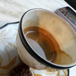 Expresso with chocolate. Expresso with chocolate.