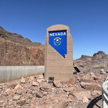 Comedy on Deck Grand Canyon and Hoover Dam Tours - Hoover Dam Nevada side marker - Bus Tours Near Me - Las Vegas, Nevada