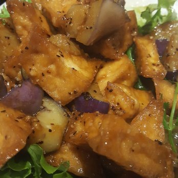 Lucky Kitchen - #6 Garlic Eggplant with tofu- a must try...so yummy!!! - Thai Near Me - Eastvale, California Lucky Kitchen - #6 Garlic Eggplant with tofu- a must try...so yummy!!! - Thai Near Me - Eastvale, California