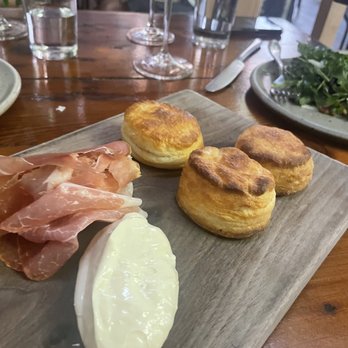 Manuela - Cream Biscuits, Col. Newsom's Aged Country Ham, Steen's Butter - New American Near Me - Los Angeles, California Manuela - Cream Biscuits, Col. Newsom's Aged Country Ham, Steen's Butter - New American Near Me - Los Angeles, California