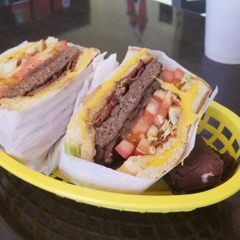 Crazy Eddie's Panini Grill - Bacon Grilled Cheeseburger - delicious! - Barbeque Near Me - San Andreas, California
