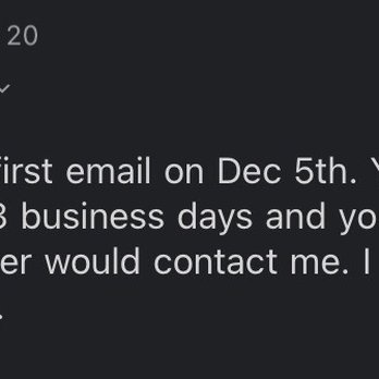 Brow Arc - My response back. They have been ignoring me. :( I have yet to receive an email or call. - Hair Salons Near Me - Torrance, California