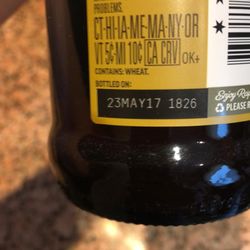 Expired beer from sunset beer distributor, store clerk said its still good that its may 17 2018