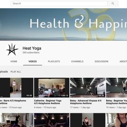 Heat Yoga - Virtual Classes via YouTube
