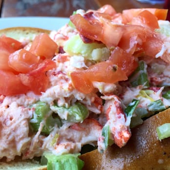 Island Grill - Lobster Roll (close up) - Seafood Near Me - Islamorada, Florida