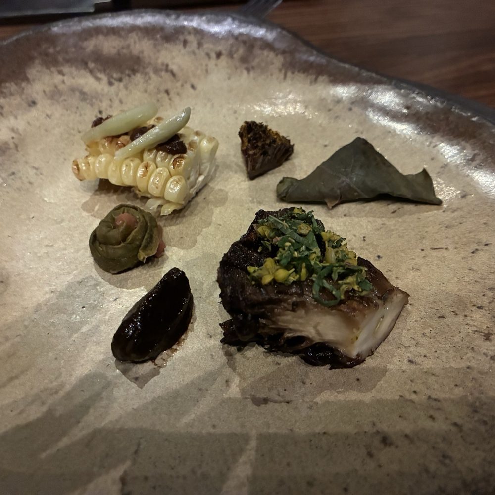 Ursa - Maitake with corn rib and desert botanical bonchons. - Desserts Near Me - Tucson, Arizona