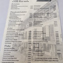 Casa Ramon - Menu