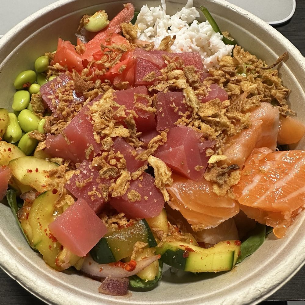 Pirates Poke & Sip - Build your Own with Tuna and Salmon - Poke Near Me - Lacey, Washington