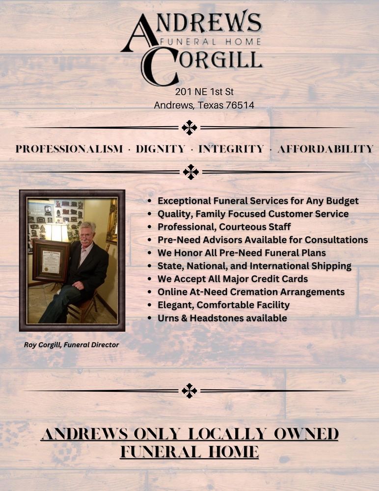 ANDREWS CORGILL FUNERAL HOME - Updated February 2026 - 20 Photos - 201 ...