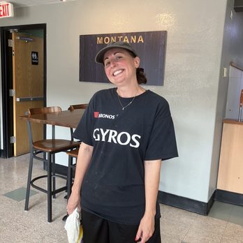 Butte's Gyro Wagon - One of the owners. Very sweet! - Ice Cream & Frozen Yogurt Near Me - Butte, Montana Butte's Gyro Wagon - One of the owners. Very sweet! - Ice Cream & Frozen Yogurt Near Me - Butte, Montana