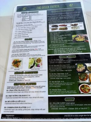 Menu photo 1 Pho Green Papaya Vancouver, WA Menu photo 1 Pho Green Papaya Vancouver, WA