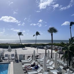 Swimming pool and beach
