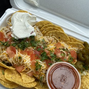 Taco Pete Bistro - Chicken Nachos with no onions - Tacos Near Me - Hapeville, Georgia Taco Pete Bistro - Chicken Nachos with no onions - Tacos Near Me - Hapeville, Georgia