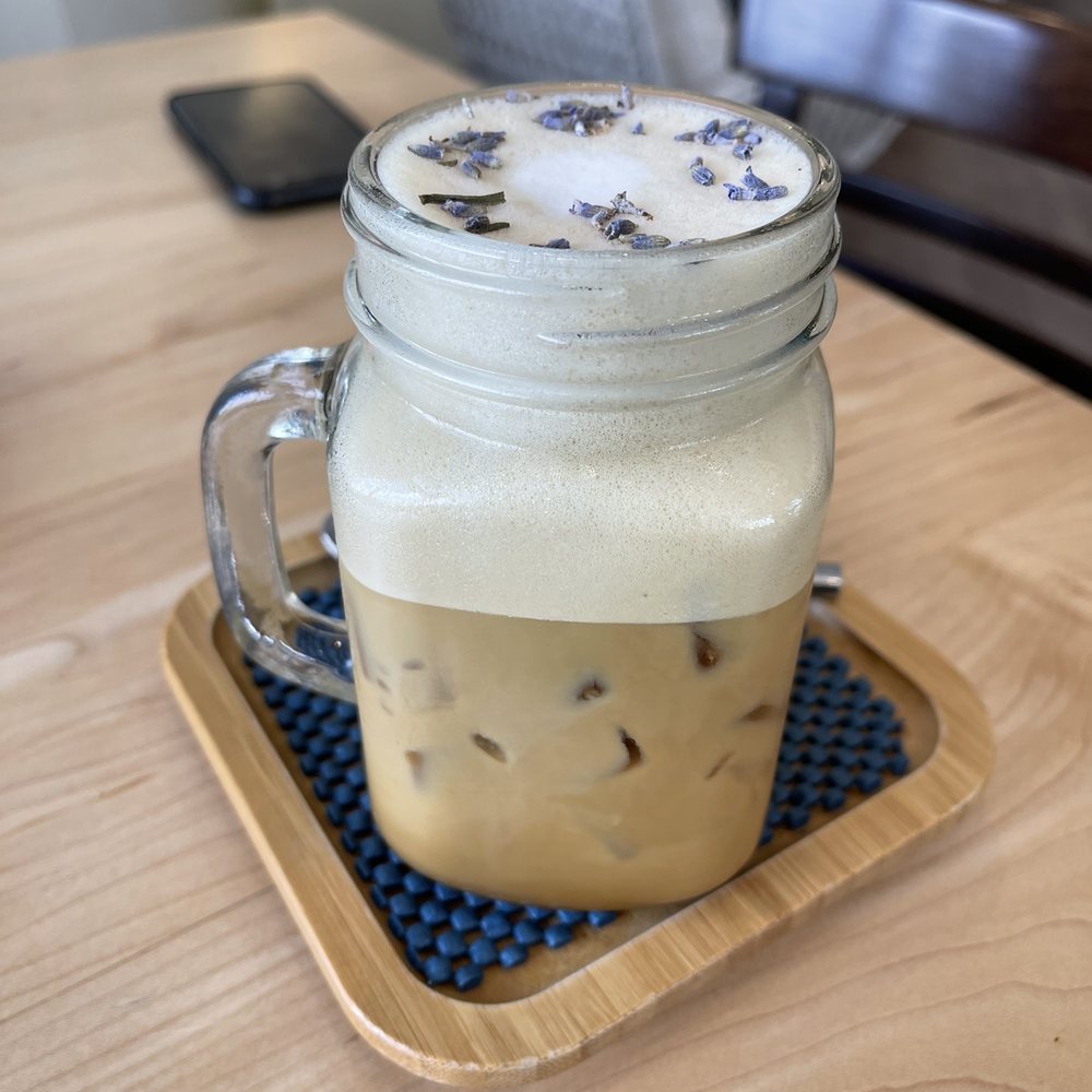 Java Owl Coffee House - Sweet Lavender Latte with Oat Milk - Coffee & Tea Near Me - Nassau Bay, Texas Java Owl Coffee House - Sweet Lavender Latte with Oat Milk - Coffee & Tea Near Me - Nassau Bay, Texas