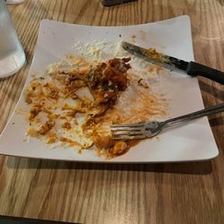 The Rooftop - What's left of the Buffalo Chicken Mac that I ordered