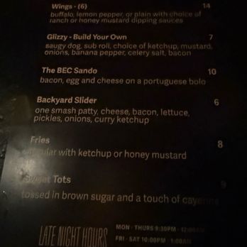Red Door - Late night food menu - Cocktail Bars Near Me - Providence, Rhode Island