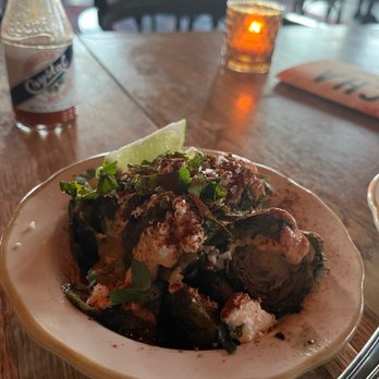 La Lucha - Brussels Sprouts, Morita Mayo - Seafood Near Me - Houston, Texas La Lucha - Brussels Sprouts, Morita Mayo - Seafood Near Me - Houston, Texas