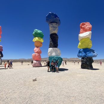 Seven Magic Mountains - Public Art Near Me - Las Vegas, Nevada