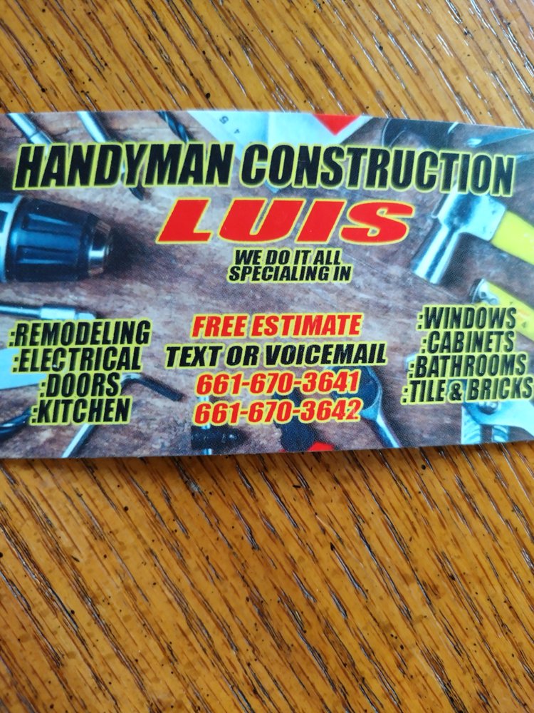 Slide of Luis Handyman Construction