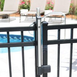 AVO Fence & Supply - Locinox pool fence gate latch - Installed by Fensu, Inc.