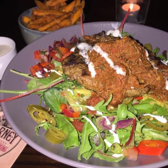 Flash Harry's - Hot headed Mexican burger in a bowl with a side of sweet potato fries - Gastropubs Near Me - Blackrock, D