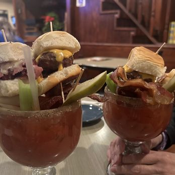Highway House - 2 fancy bloody Mary's. - Burgers Near Me - Chicago, Illinois