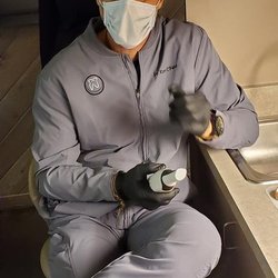 Ron O'Neal, DMD - The Family Dentist - Doctor O'Neal in the lab