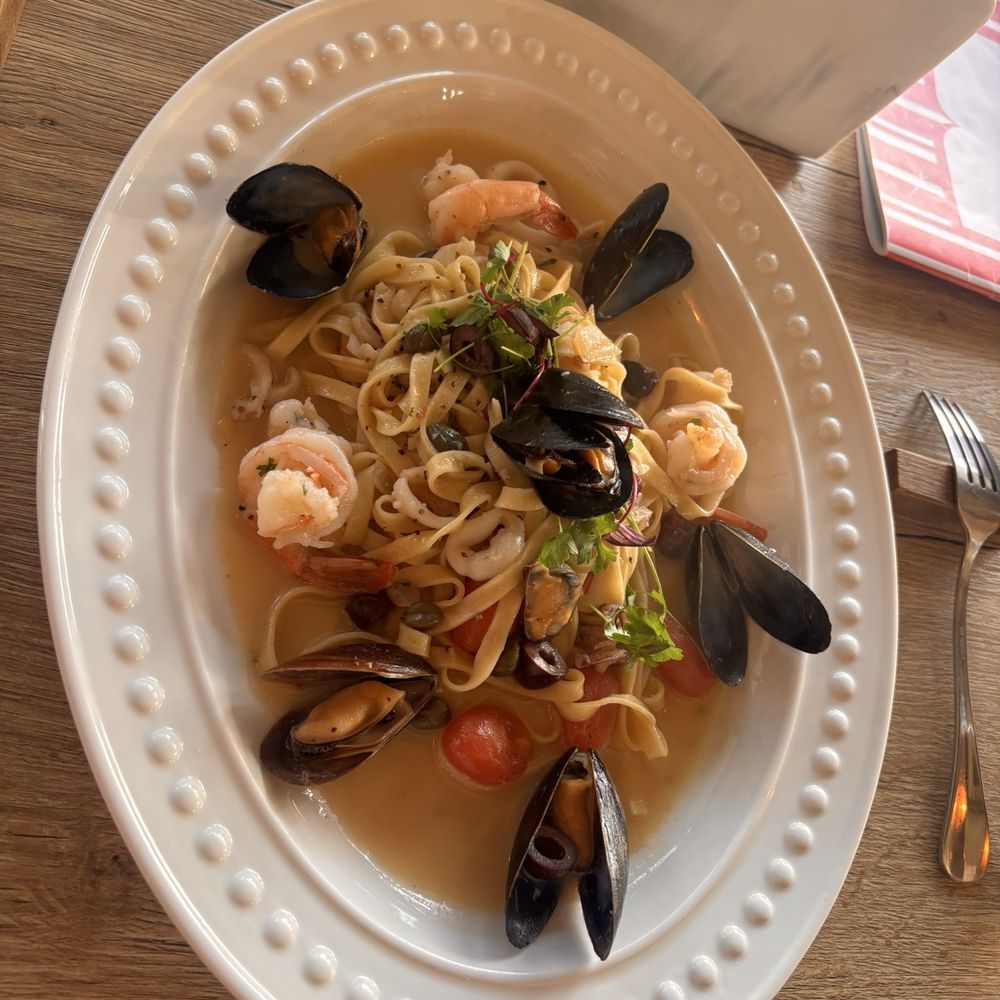 Rose Gose - Homemade Seafood Pasta - Wine Bars Near Me - Austin, Texas Rose Gose - Homemade Seafood Pasta - Wine Bars Near Me - Austin, Texas