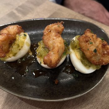 Seneca - Deviled Eggs with Fried Chicken - New American Near Me - Saratoga Springs, New York