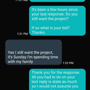 Stanley Enterprises - I asked a question in response to his, got no reply, I waited 3 hours, asked for a response, and got told to leave him alone. - Electricians Near Me - Kennewick, Washington