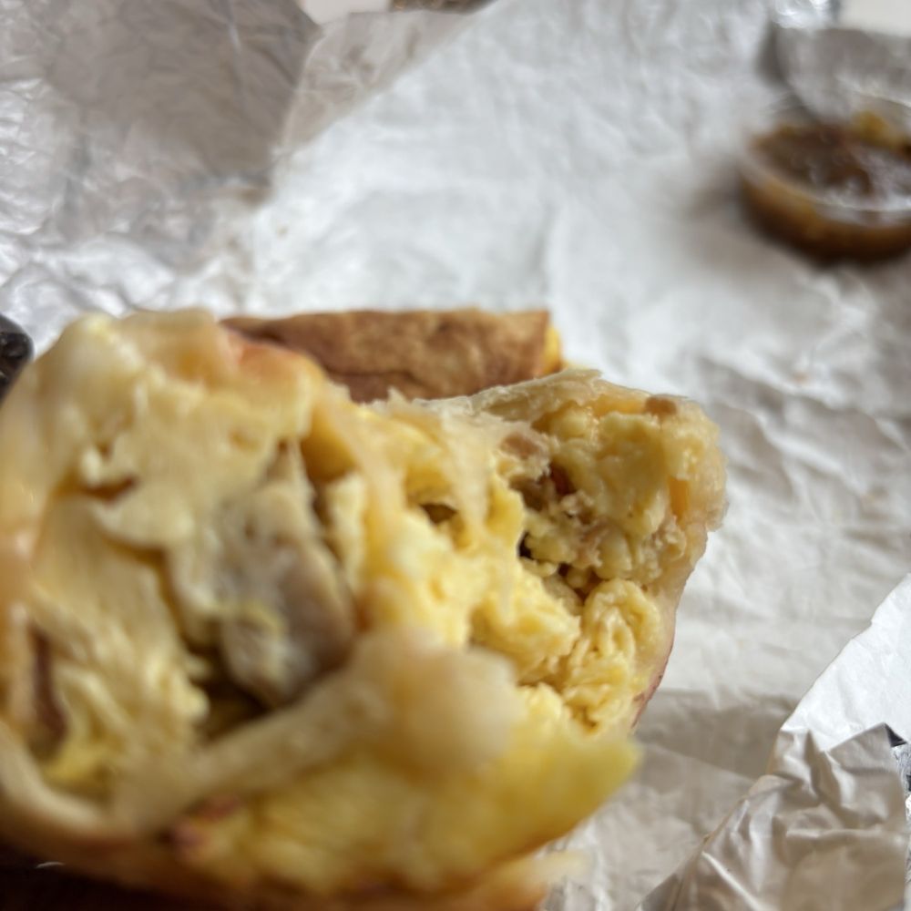 Common Grounds Market Cafe - I do not recommend this breakfast burrito. It lacked in flavor there wasn't hardly any bacon it was just loaded with a lot of egg mixture. - Coffee & Tea Near Me - Anaheim, California