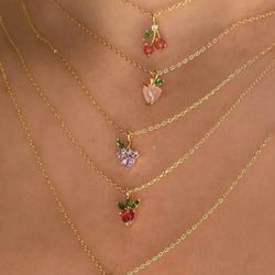 MILK MONEY - Fruit Charm Layering Necklace
Variants