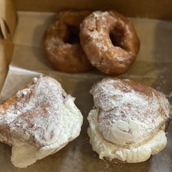 Ecklof Bakery - Fresh Apple Cider donuts & Delicious Bismarck's   LOVED THESE - October 2023