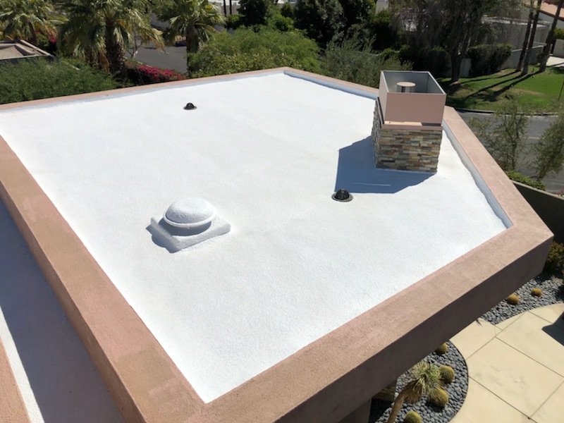 Slide of Valley Urethane Foam Roofing