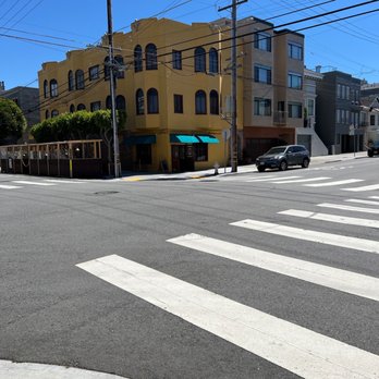 Brazen Head - Storefront and parklette outside - Steakhouses Near Me - San Francisco, California