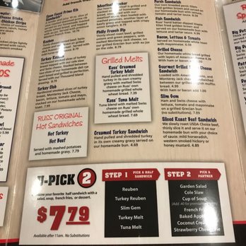 Russ' Restaurant - Part of menu - American Near Me - Wyoming, Michigan