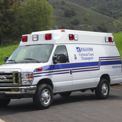 Falcon Ambulance - One of Falcon's Basic Life Support (BLS) ambulances.