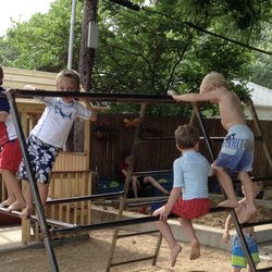 Ackermann's Swim Program - Climber, Seashell house, big sandbox