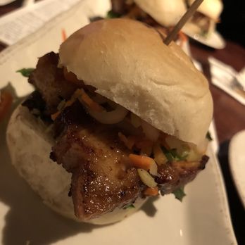 Sea Level NC - Pork bun was more like a slider than traditional bun. Too much bread :( - Seafood Near Me - Charlotte, North Carolina Sea Level NC - Pork bun was more like a slider than traditional bun. Too much bread :( - Seafood Near Me - Charlotte, North Carolina