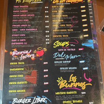 La Cantinita - Food menu - Mexican Near Me - Massapequa Park, New York