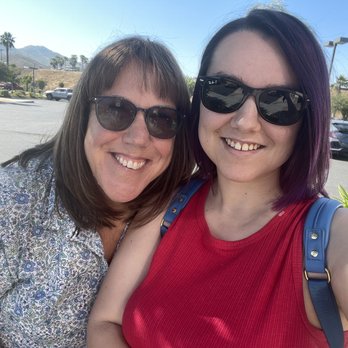 Shenanigans Hair Lounge - My mom(wanted lighter and get rid of the grey) and myself right after - Hair Extensions Near Me - Riverside, California Shenanigans Hair Lounge - My mom(wanted lighter and get rid of the grey) and myself right after - Hair Extensions Near Me - Riverside, California
